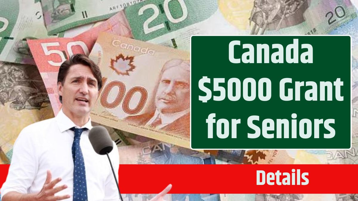 Canada $5000 Grant for Seniors