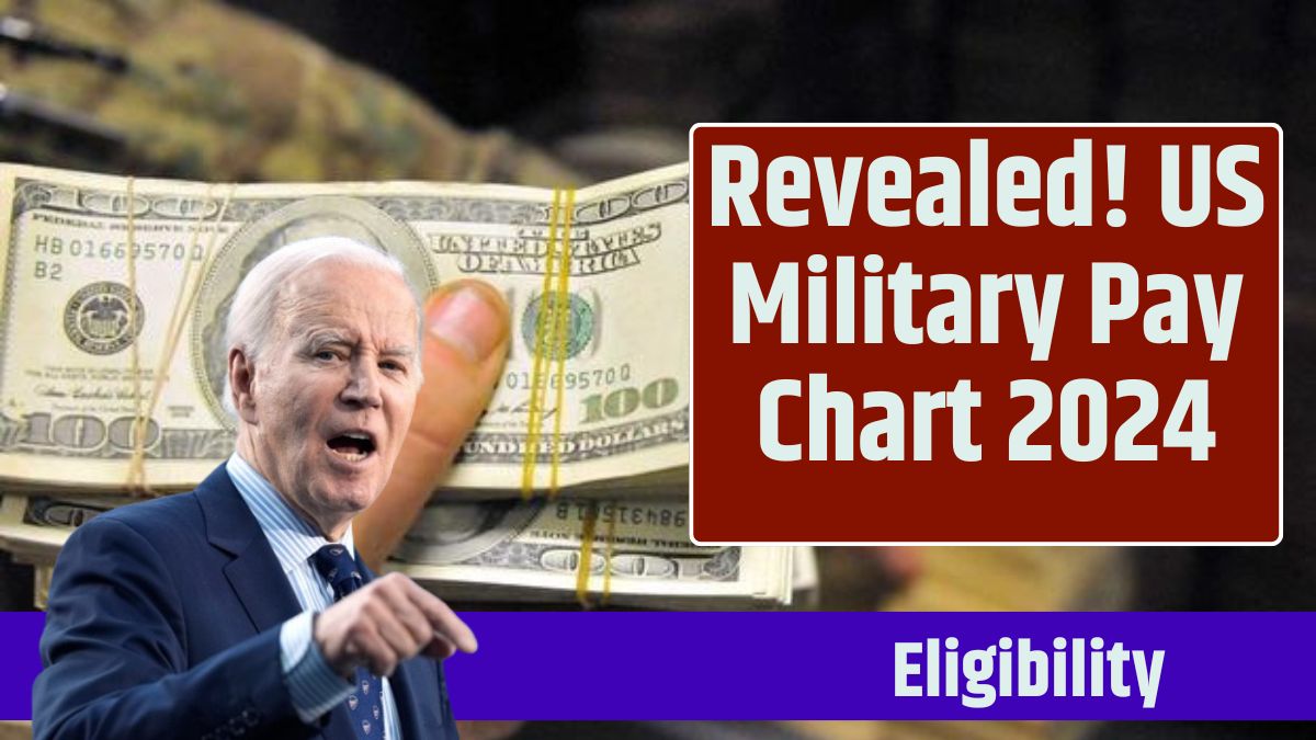 Revealed! US Military Pay Chart 2024