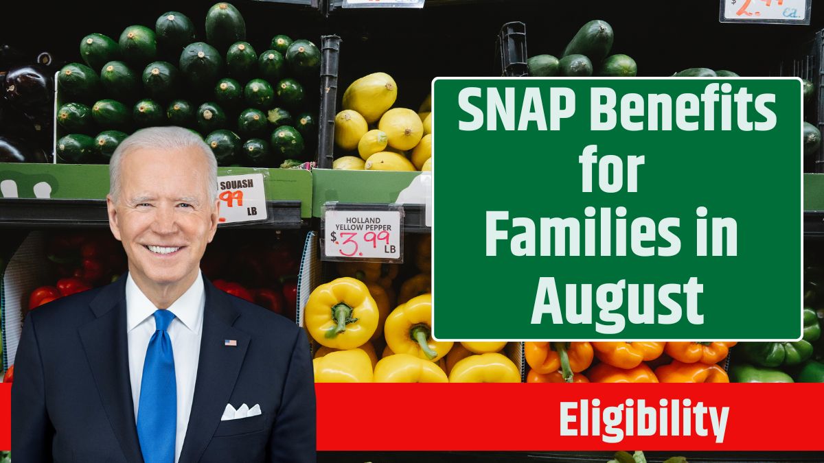 SNAP Benefits for Families in August