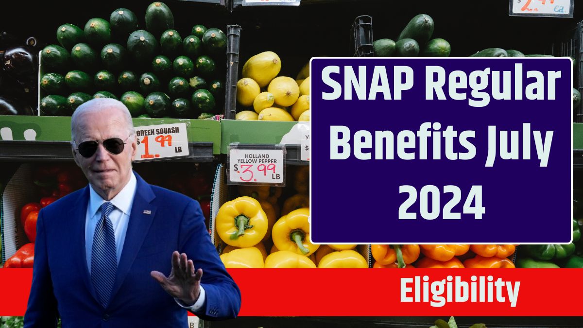 SNAP Regular Benefits July 2024